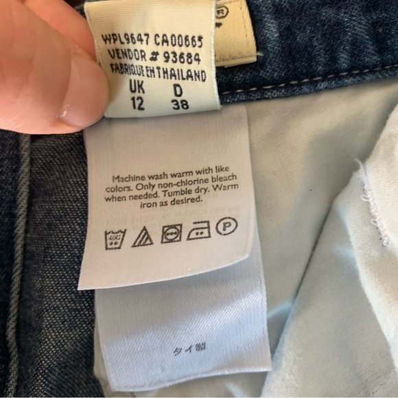 Eddie Bower 100% Cotton Denim Jean Skirt - Picture 10 of 10